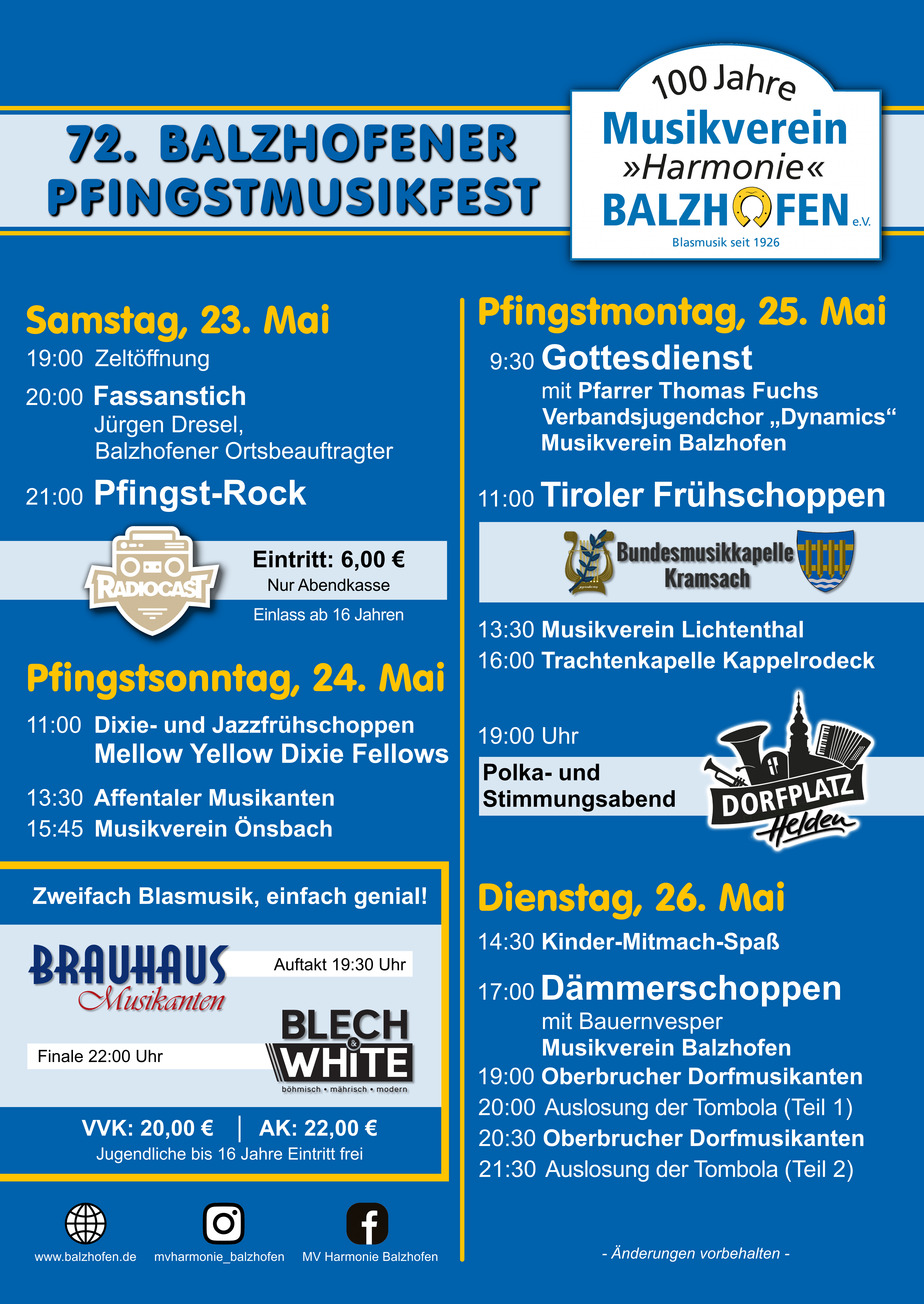 Festprogramm 2026